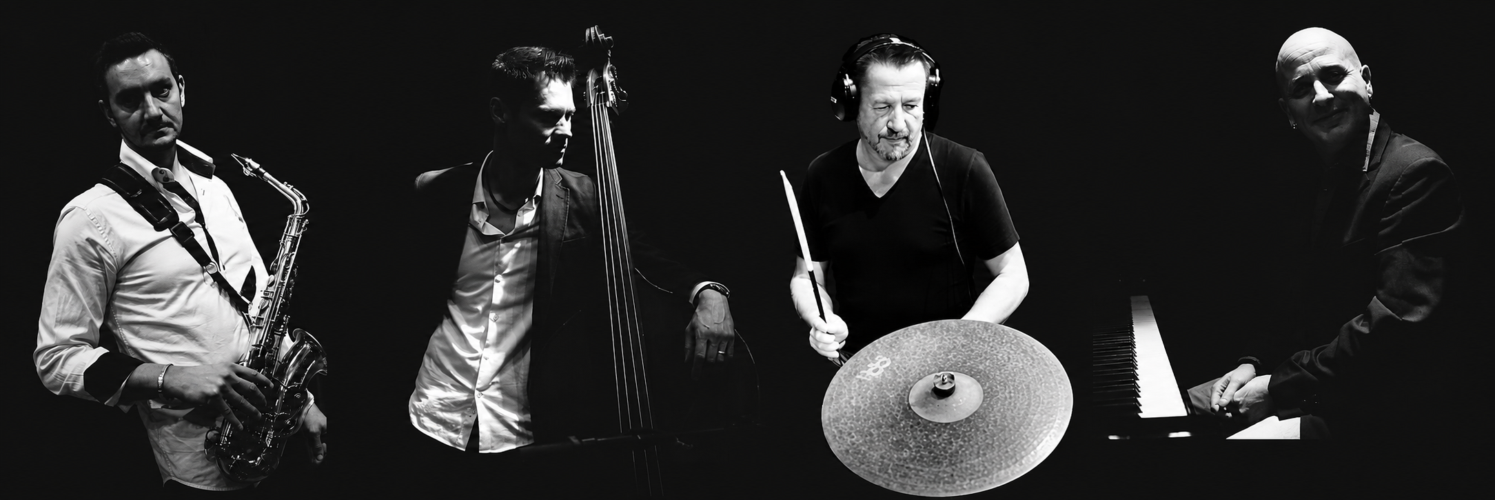 Les quatre musiciens d’Agua Fresca : Fabien Daviet, Vince Lam, Pierre Desvignes et Jeff Bertoli